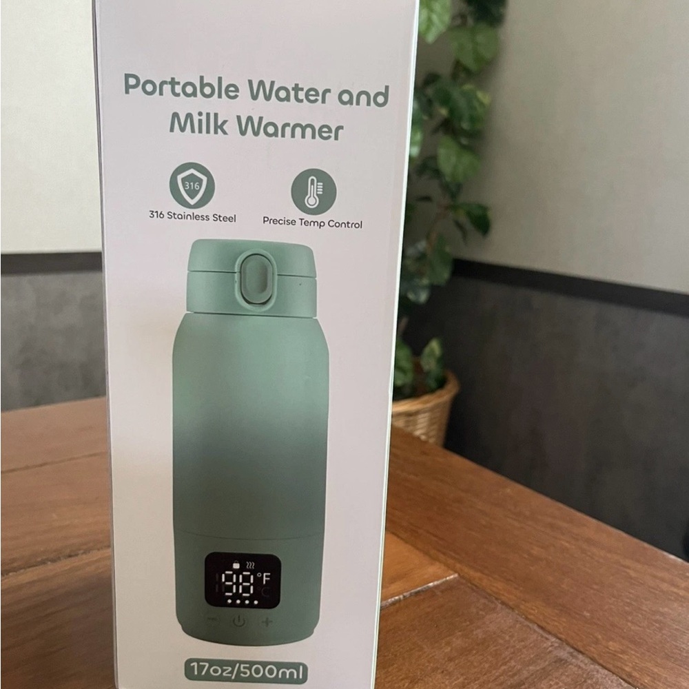Portable Green Water and Milk Warmer